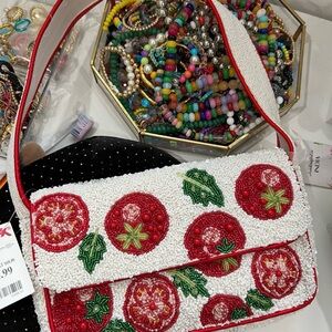 Viral beaded Marshall’s Tomato Bag